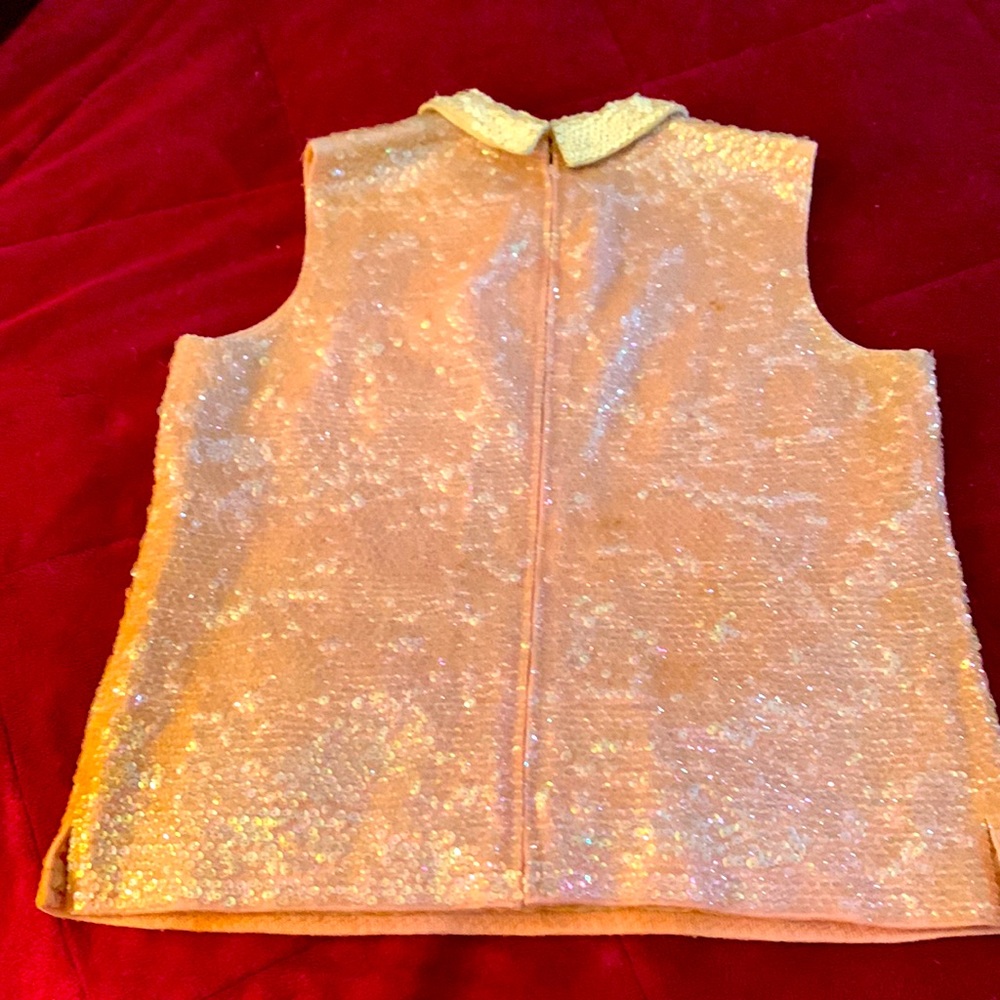 Vintage wool knit with sequence - Picture 3 of 5